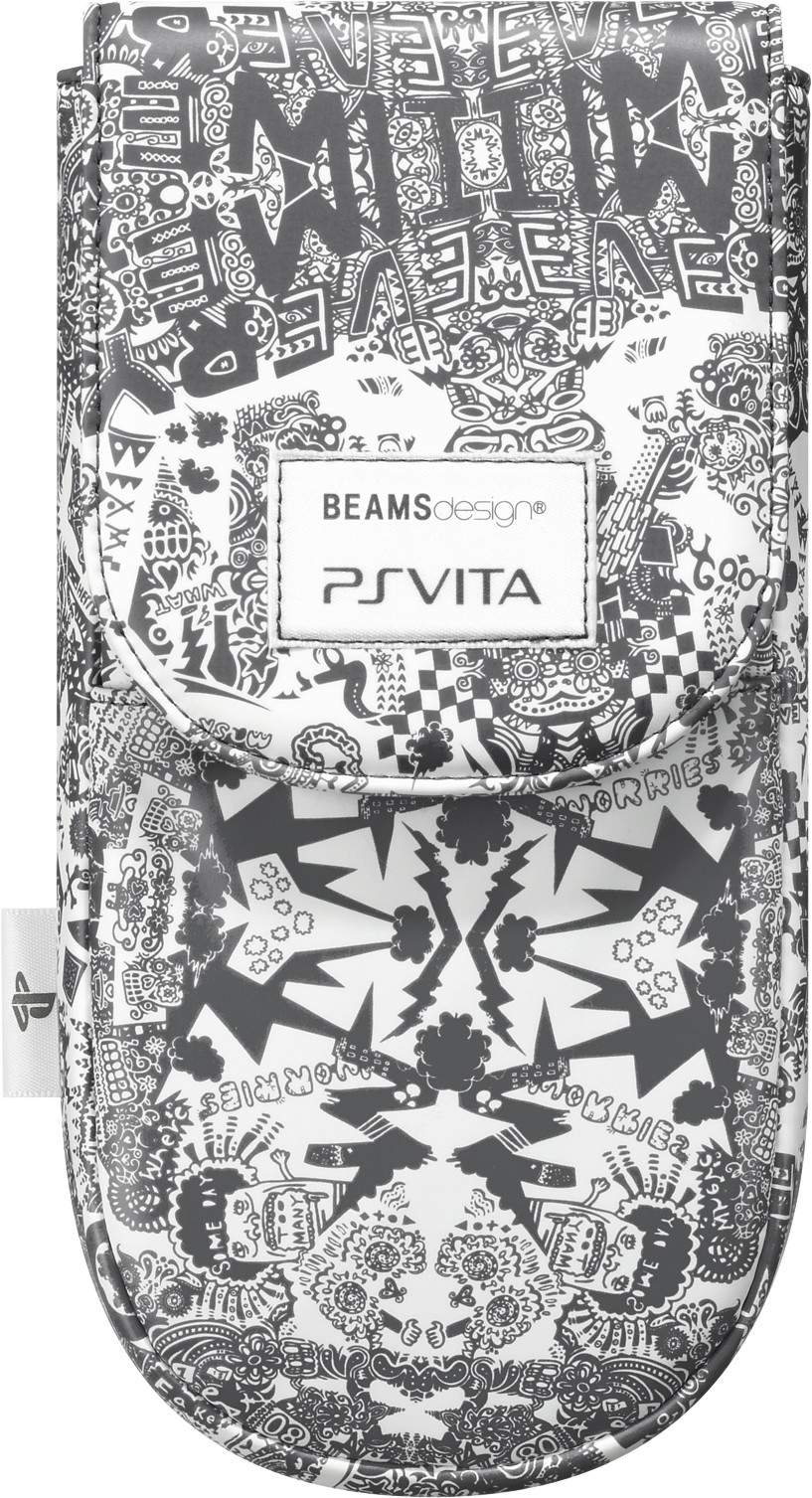 BEAMSdesign ポーチ クロス&ストラップセット ダークグレー
