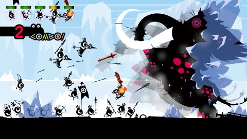 パタポン2 ドンチャカ♪ ゲーム画面1