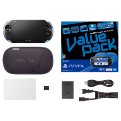 PlayStation®Vita Value Pack Wi-Fiモデル（PCH-2000シリーズ） ブルー/ブラック | プレイステーション