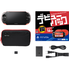 Playstation Vita デビューパック Wi Fiモデル Pch 00シリーズ レッド ブラック プレイステーション オフィシャルサイト